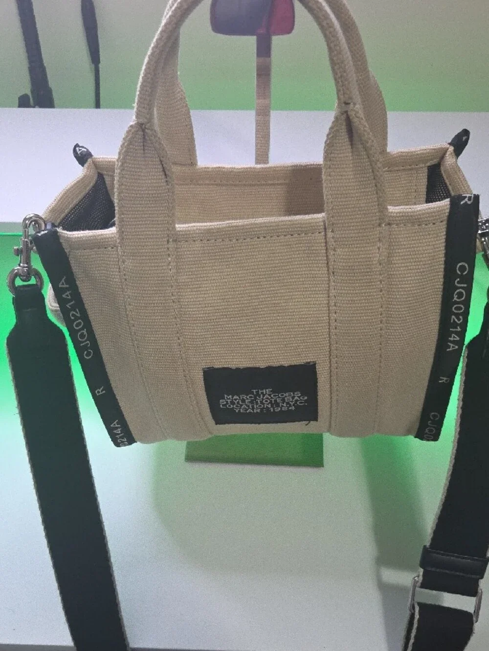Marc Jacobs beige canvas